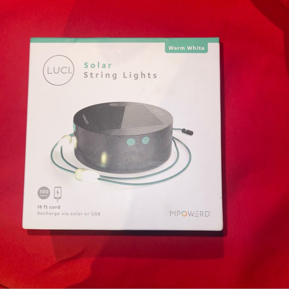 LUCI solar string lights